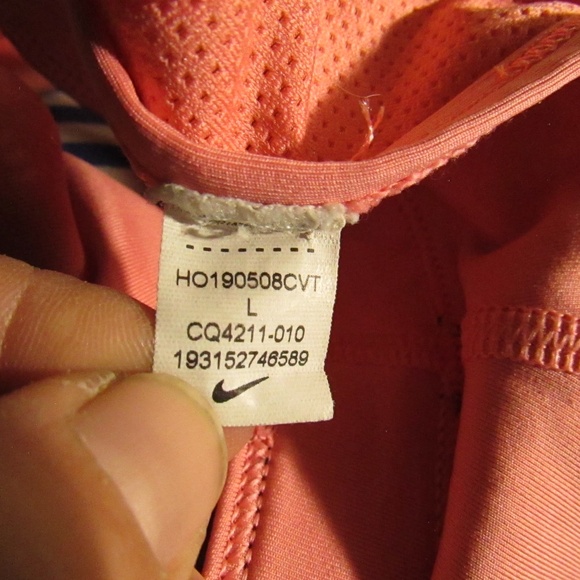 Nike Light Pink Sports Reversible Sports Bra - Picture 2 of 5